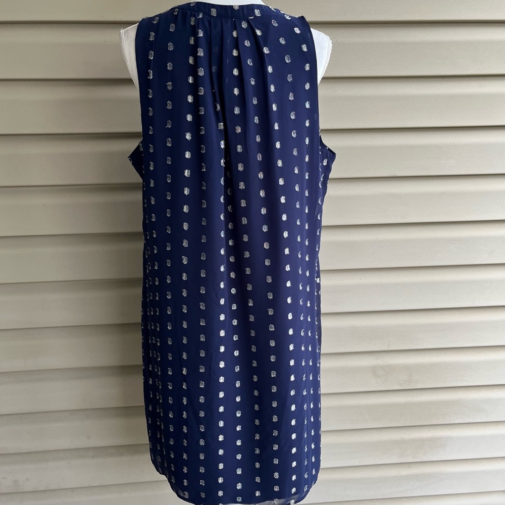 •Crown & Ivy• NWT Sleeveless Shimmer Dot Dress - Size XL - Picture 5 of 10